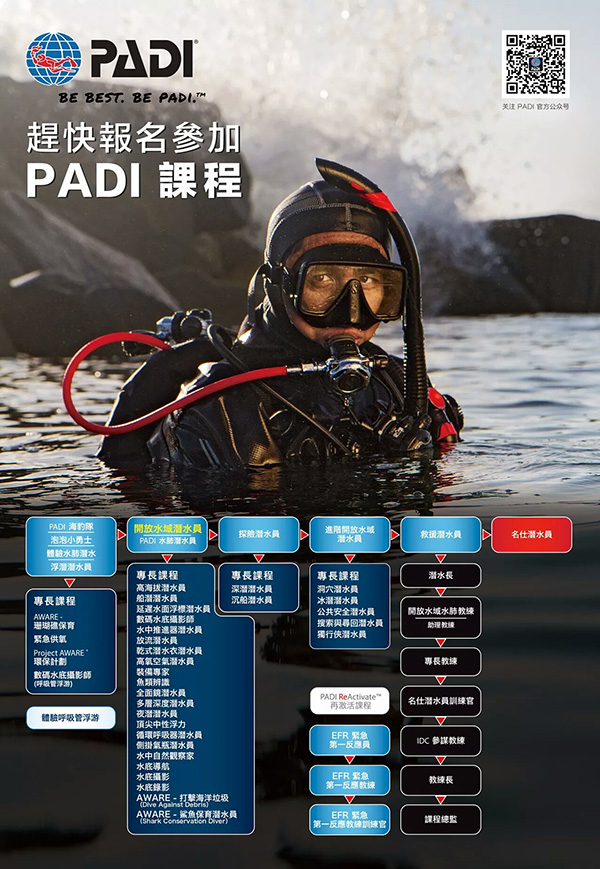 【香港 DRT丨PADI 等你！】原文轉自PADI 訂閱號
