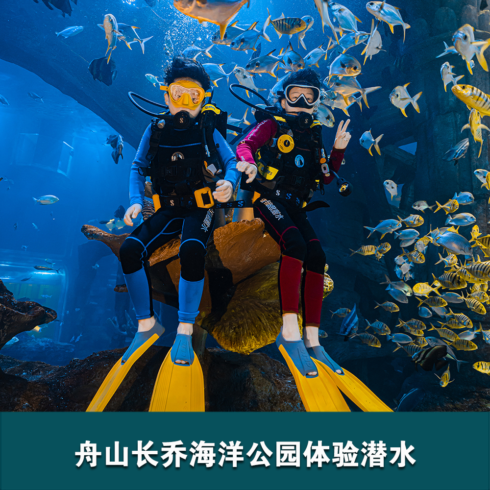舟山長(cháng)喬海洋公園體驗潛水